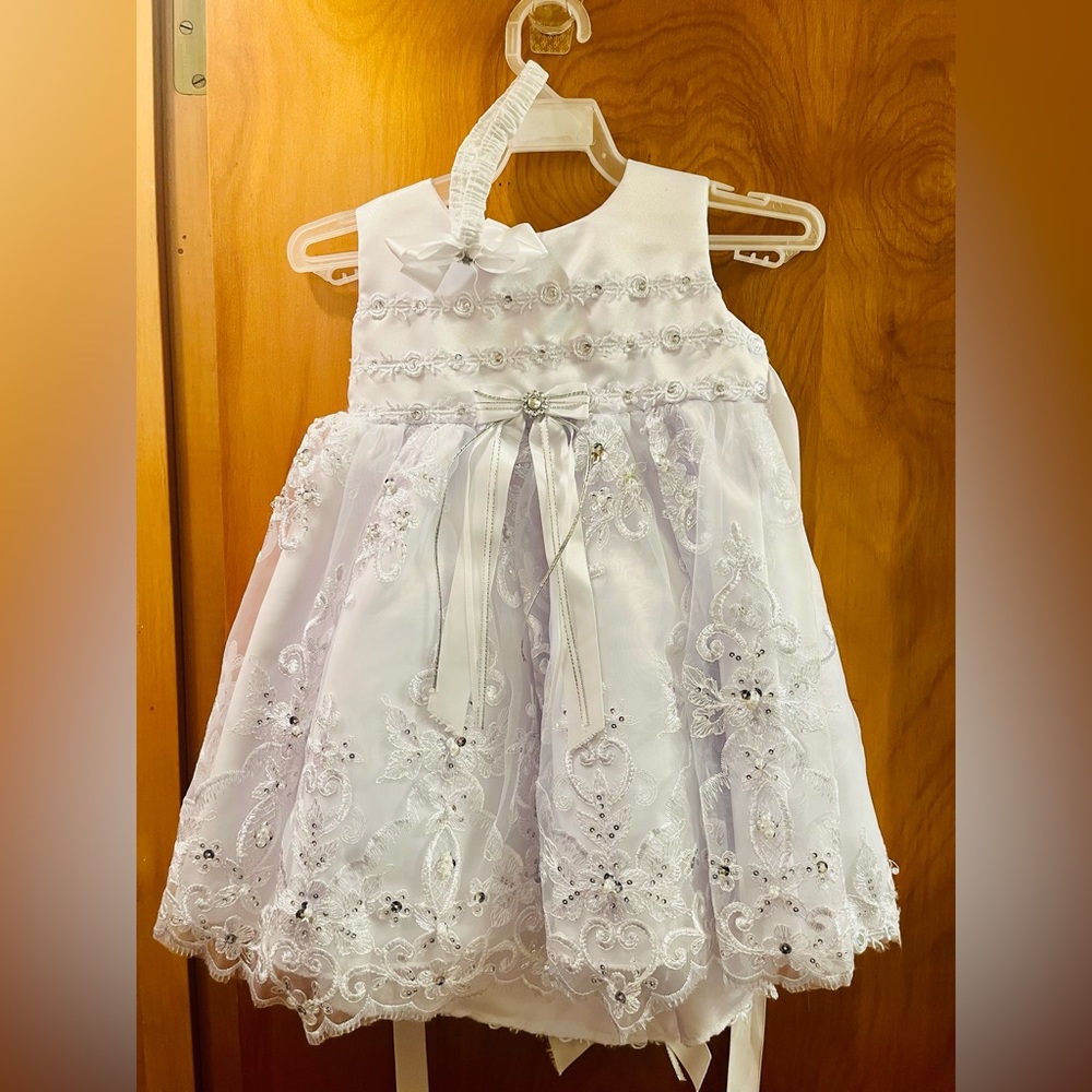 White Toddler Dress